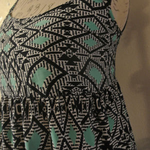 NWT NEW One Clothing Dress Swim Cover Up Aztec S